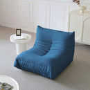 Luxury Sofa Couch Chair, Lazy Floor Seating, Fireside Bean Bag Chair, Ergonomic Tatami Sofa Lounger for Living Room, Bedroom, Office, Single Seat, Blue by CozyNest Decor