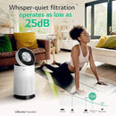 LG PuriCare 360-Degree Single Air Purifier with Clean Booster, ThinQ Wi-Fi and Voice Control (AS330DWR0), 310 sq. ft, White by TinyTreasures Baby Boutique