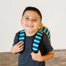 Wildkin 12-inch Kids Backpack – Padded, Adjustable, Ideal for Daycare & Travel - Blue Stripes by TinyTreasures Baby Boutique
