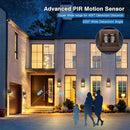 VIANIS Outdoor Motion Sensor Lights for House Oil-Rubbed Bronze, Exterior Waterproof Porch Lights Fixture Wall Mount for House, Aluminum Wall Lantern with Tempered Ripple Glass for Garage Entrance by GreenHaven Gardens