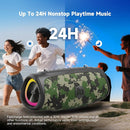 Portable Bluetooth Speaker 60W RMS,90W Peak Loud Subwoofer Wireless Stereo with HD Sound,8H Playtime IPX7 Waterproof for Party cmaping Beach (CAMO-60W RMS/90W Peak) by TinyTreasures Baby Boutique