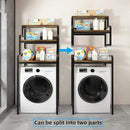 3-Tier Bathroom Room Shelf Washing Machine Storage Utility Rack Over The Toilet Washer Dryer Storage Bathroom Organizer Rack Space Saving Shelving Units Clothes Dryers Shelf by CozyNest Decor