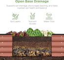 Best Choice Products 8x2x1ft Outdoor Metal Raised Garden Bed, Oval Deep Root Planter Box for Vegetables, Flowers, Herbs, and Succulents w/ 108 Gallon Capacity - Terracotta by GreenHaven Gardens