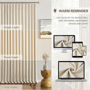 KEQIAOSUOCAI Pinch Pleated Cream Beige Curtains 120 Inches Long for Living Room 2 Panels Set Ceiling Mount Track Drapes Ceiling Floor 118 inch-122 inch Window Curtains Bedroom 40 by 120,10 ft by TinyTreasures Baby Boutique