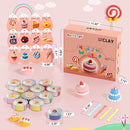 Air Dry Clay Kit - Cake Themed, Modeling Clay for Kids, DIY Model Magic Clay with Sculpting Tools and Tutorials, 12 Boxes Molding Clay, Ultra Light, Soft & Non-Toxic, Arts and Crafts Gift for Kids by TinyTreasures Baby Boutique