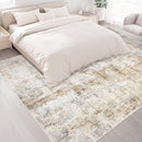 Area Rugs 8x10 Living Room: Washable Rug Modern Abstract Large Rugs Soft Non Slip Neutral Rug Stain Resistant Indoor Carpet for Bedroom Kitchen Dining Room Home Office Rugs(Blue Brown,8'x10') by TinyTreasures Baby Boutique