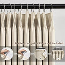 KEQIAOSUOCAI Pleated 60 Wide Curtains for Windows 105 inch Length - Solid Thermal Insulated Pinch Pleats Panels for Living Room (Cream Beige, W60 x L105, 2 Panels = 120" Wide) by TinyTreasures Baby Boutique