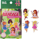 BioSwiss Bandages, Magical Fairies Shaped Self Adhesive Bandage, Latex Free Sterile Wound Care, Fun First Aid Kit Supplies for Kids and Adults, 24 Count by TinyTreasures Baby Boutique