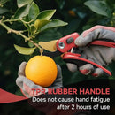 FLORA GUARD Professional Pruning Shears, SK5 Teflon-Coated Blades, Precision Garden Scissors with Non-Slip Handle, Lightweight Hand Pruner for Roses, Vines, and Shrubs by GreenHaven Gardens