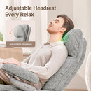 Nursery Swivel Glider Recliner Chair with Adjustable Armrests & Headrest, Rocking Chair Nursery with Removable Cover for Breastfeeding, FSC & Oeko-TEX Certified, Grey by TinyTreasures Baby Boutique