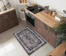 Keen Home Design 2x3 Rug - Machine Washable Entry Rug with Non-Slip Backing, Ideal for Enteryway, Kitchen, Bathroom, Laundry Room - Vintage, Easy Clean, Durable, Low Pile Rug - (2' x 3') by CozyNest Decor