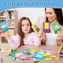 Flash Cards for Toddlers 1-3, Alphabet ABC Flash Cards,Letter Number Animal Shape Color, First Words Flashcards,Educational Toy for Baby Kid Preschool Toddler Learning Activities,60 Double-Sided Cards by TinyTreasures Baby Boutique