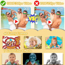 PROGRACE Kids Waterproof Camera - 3 4 5 6 7 8 9 10 Year Old Girl Birthday 1080P HD Underwater Video Camera for Kids Pool Toys Toddler Digital Cameras with 32GB Card Yellow by TinyTreasures Baby Boutique