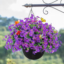 ‌20 Bundles Artificial Flowers for Outdoors‌ with 6 Faux Butterflies, UV Resistant ‌Fake Flowers‌ with Eucalyptus Leaves, ‌Artificial Plants Outdoor‌ for Patio Garden Porch Home Decor (Purple) by CozyNest Decor