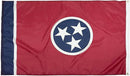 FlagSource Tennessee Nylon State Flag, Made in the USA, 5x8' by GreenHaven Gardens