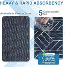 OUTCREATOR® Washable Bed Pads 34" x 76" (Pack of 2), Incontinence Mattress Protector, Anti-Slip Waterproof Underpads for Adults Kids Elderly Pets, Absorbency & Reusable Bedwetting Pads (Navy Blue) by TinyTreasures Baby Boutique