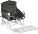 Regalo My Chair 2-in-1 Portable Travel Booster Seat & Activity Chair, Bonus Kit Includes, Oversized Removable Tray with Cup Holder, Gray by TinyTreasures Baby Boutique