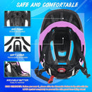 Lixada Kids Bike Helmet Adjustable Detachable Full Face Helmet for Cycling Helmet for Children Bicycle, Skateboard, Scooter, Protective Gear (20.5-22 Inches) by TinyTreasures Baby Boutique