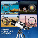 Telescope for Kids Adults Beginners,70mm Aperture 400mm Focal Length Telescopio for Astronomy, Multi Coated Travel Refractor Astronomical Telescopes by TinyTreasures Baby Boutique