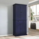 ARTPOWER 72" Tall Kitchen Pantry Storage Cabinet with Drawer and Adjustable Shelves, Pantry Cabinet for Kitchen, Bathroom or Hallway, Blue by CozyNest Decor