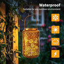ODEETRONIC 2Pack Hummingbird Solar Lanterns - LED Solar Lantern Lights Outdoor Waterproof, Garden Lantern Lights Birthday Gift for Women, Metal Hummingbird Hanging Lanterns for Garden Yard Patio Decor by GreenHaven Gardens