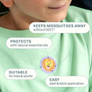 Cliganic Mosquito Repellent Stickers (90 Pack) - Animal Patches for Kids, Natural DEET-Free, Essential Oil Infused by TinyTreasures Baby Boutique