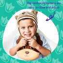 Silly Goose Silicone Animal Baby Bibs for Babies and Toddlers, Waterproof, Adjustable, Soft, Extra Wide Food Catcher Pocket (Baby Bear) by TinyTreasures Baby Boutique