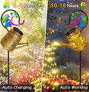 Solar Watering Can Lights Outdoor Garden Decor, Large Fairy Hanging Lantern with Shepherd Hook, Waterproof Garden Lights for Outdoor Landscape Pathway Yard, Garden Gift for Mom Grandma by GreenHaven Gardens