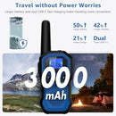 Walkie Talkies for Adults Long Range 2 Way Radios for Kids Rechargeable 4 Pack, Hiking Camping Skiing Cruising Gear with Lamp, USB-C, SOS Siren, NOAA Alert, iVOX Hands-Free, One-Touch Pairing by TinyTreasures Baby Boutique