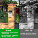 Solar Wall Lights Outdoor, Dusk to Dawn Solar Sconces, Motion Sensor Porch Lights Waterproof with 3 Lighting Modes, Exterior Wall Lantern Outside for Patio Garage Entryway Garden Shed by GreenHaven Gardens