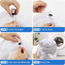3Pcs Mesh Laundry Bags Washing Machine Mesh Wash Bags Jumbo for Delicates Clothes,Bed Linen,Toys with Drawstring Closure Sturdy(3 XXLarge 28 x 26 Inches) by TinyTreasures Baby Boutique