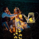 VOOKRY Solar Watering Can with Lights, Outdoor Garden Solar Lights Pathway Stake Lights Waterfall Fairy Lights Decorative Lights for Walkway, Yard, Lawn, Patio, Gardening gifts for Women, Mother's Day by GreenHaven Gardens