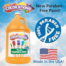 Colorations Paraben-Free Tempera Paint for Kids - 1 Gallon, Vibrant Green. Non-Toxic and Made in the USA, Classroom Must Haves, Bulk Arts and Crafts Supplies by TinyTreasures Baby Boutique