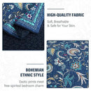 NEWLAKE Quilt Set Queen Size, Bedspread Sets Blue Botanical Floral Patterns, Reversible Quilt Bedding Set Lightweight and Breathable for All Seasons, Soft Quilted Bedspread with 2 Pillow Shams by CozyNest Decor