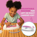 Loopdedoo Colorspin Electric Friendship Bracelet Maker Kit - Make Bracelets in Minutes for Birthdays and Friendship Gifts - Make 15 Bracelets, Design, Markers Included, Ages 6+ by TinyTreasures Baby Boutique