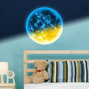 Glow in The Dark Sun for Ceiling, Luminous Planet Wall Sticker, Kids Bedroom Wall Decal, Sticky Fluorescence Sun, Gift for Boys and Girls (Blue) by TinyTreasures Baby Boutique