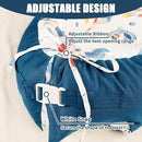 Baby Lounger Cover for Boys Girls, Reversible Baby Nest Cover, Adjustable Baby Lounger Replaceable Cover for Infant Newborn, Portable and Machine Washable, Cotton Blue Rocket Cover Only by TinyTreasures Baby Boutique
