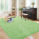 5x8 Area Rug for Living Room: Fluffy Shag Soft Washable Rugs Fuzzy Plush Indoor Carpet for Bedroom Nursery Playroom Dorm Kids Girls Boys Room (Sage Green, 5'x8') by TinyTreasures Baby Boutique