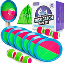 Toss and Catch Ball Set 6 Pack - Beach Toys Pool Toys Outdoor Games for Family Toddlers Kids Adults - Outside Yard Game - Classic Birthday Gift for 3 4 5 6 7 8 9 10 11 12+ Years Old Boys Girls by TinyTreasures Baby Boutique