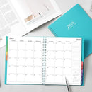 2026 Monthly Planner/Calendar - 2026 Planner, JAN 2026-DEC 2026, 12-Month Planner with Colorful Tabs, 2026 Calendar Planner for Daily Organizing - Waterproof Cover (8" x10", Monthly Pages & Notes, Blue) by TinyTreasures Baby Boutique