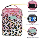Breastmilk Cooler Bag with Ice Pack Fits 4 Bottles Up to 9 Ounce - Insulated Baby Bottle Cooler on The Go with Strap for Nursing Mom, Daycare or Travel by TinyTreasures Baby Boutique