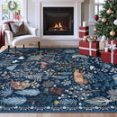 OJIA Jungle Print Rugs for Living Room 8x10 Washable Area Rugs for Bedroom, Modern Non-Slip Ultra-Thin Soft Large Carpet Non-Shedding Nursery Rug for Teens Kids Playroom Dining Room Home Decor by TinyTreasures Baby Boutique
