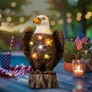 TAKE ME Gardening Gifts Outdoor Decor Eagle Solar Lights Christmas Garden Gifts for Eagle Lovers Birthday Gifts for Women Garden Decor Patio Yard Decor (Brown Eagle) by GreenHaven Gardens
