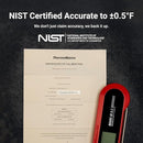 Professional 3X Faster 0.5sec Instant Read Meat Thermometer Digital, High Accuracy ±0.5°F, IP67 Waterproof, Auto Wake/Sleep & Rotate Display, NSF & NIST Certified, Backlight Fry Oil Candy Thermometer by TinyTreasures Baby Boutique