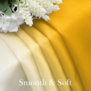 HOMEIDEAS Mustard Yellow Ombre Blackout Curtains 52 X 84 Inch Length Gradient Room Darkening Thermal Insulated Energy Saving Grommet 2 Panels Window Drapes for Living Room, Bedroom by TinyTreasures Baby Boutique
