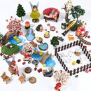 109 Pcs Fairy Garden Accessories Fairy Garden Kit Miniature Fairy Figurines Accessories Fairy Animals Decor Outdoor for DIY Garden Dollhouse by GreenHaven Gardens