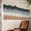 IOWER Large Macrame Wall Hanging Dip Dye Craftsmanship Fiber Yarn Wall Art Boho Wall Decor Home Decor 57''W x 35''L by CozyNest Decor