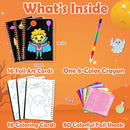 FUNNYB&G Foil Art Craft Activity for Kids - Halloween Crafts Gift Party Favors for Kids Trick or Treat Goodie Bag Stuffer Fillers Gifts Toy for Girls Boys 4 5 6 7 8 9 Years Old(Halloween) by TinyTreasures Baby Boutique