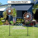 Wind Spinners Outdoor Metal Large with Stake- 84'' Wind Spinners for Yard and Garden - Windmill for Yard - Ideal Gift Metal Yard Art for Family, Friends, Garden Lovers (Willow Leaf) by CozyNest Decor