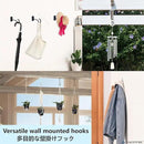 NACETURE Plant Ceiling Hooks Hanging Basket 2 Pack - Hanging Plant Hooks Indoor Wall Hanger for Decorative Home, Kitchen, Wreath Hangers for Fall Porch Decor (5" Black 2 Pack) by GreenHaven Gardens